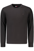 Tommy Hilfiger férfi fekete pulóver