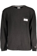 Tommy Hilfiger férfi fekete pulóver