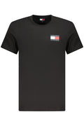 Tommy Hilfiger férfi rövid ujjú póló fekete