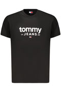 Tommy Hilfiger férfi rövid ujjú póló fekete