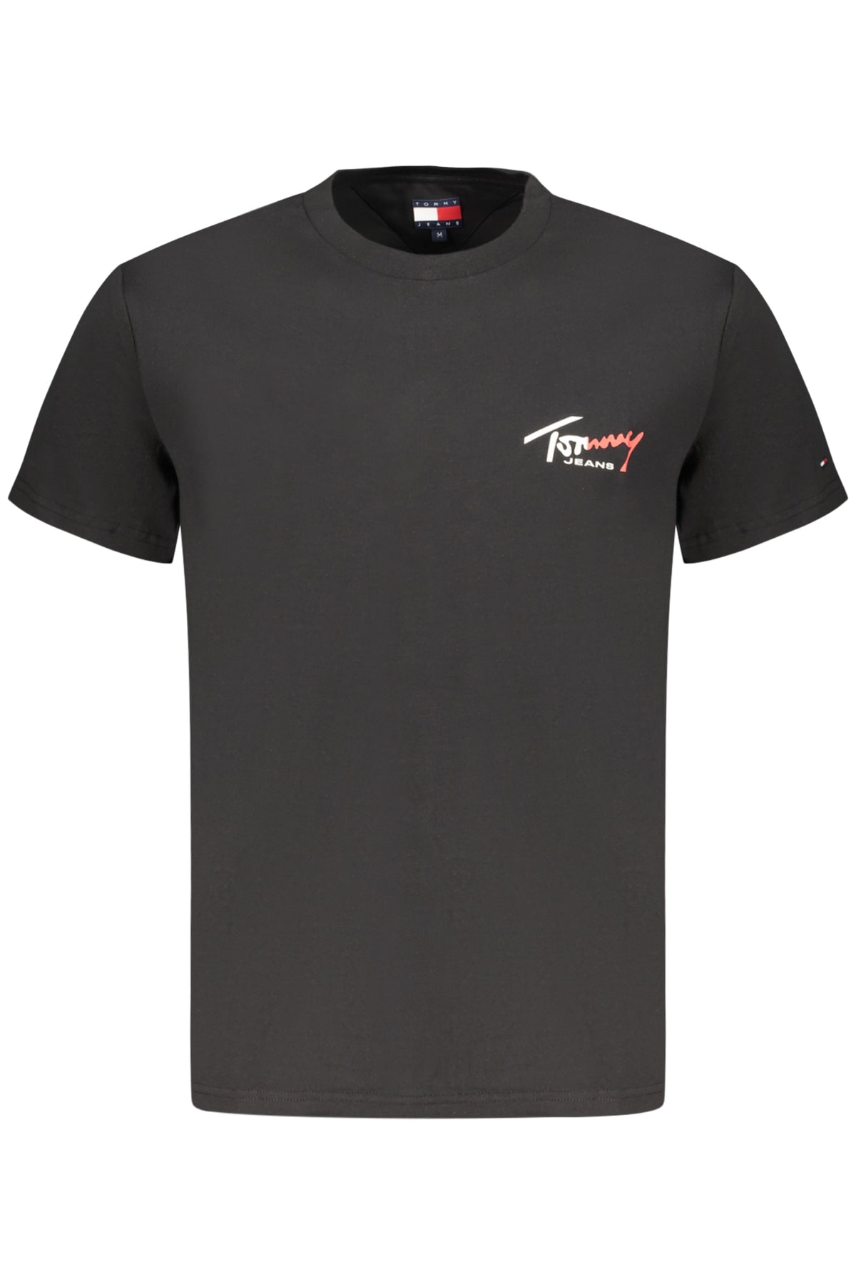 Tommy Hilfiger férfi rövid ujjú póló fekete