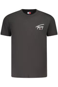 Tommy Hilfiger férfi rövid ujjú póló fekete