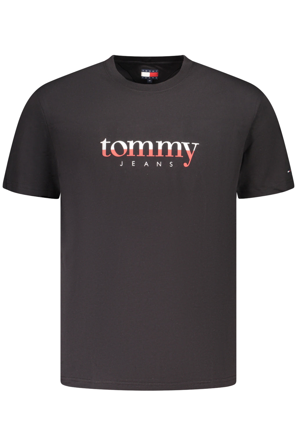 Tommy Hilfiger férfi rövid ujjú póló fekete