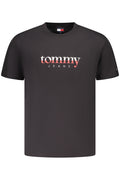 Tommy Hilfiger férfi rövid ujjú póló fekete