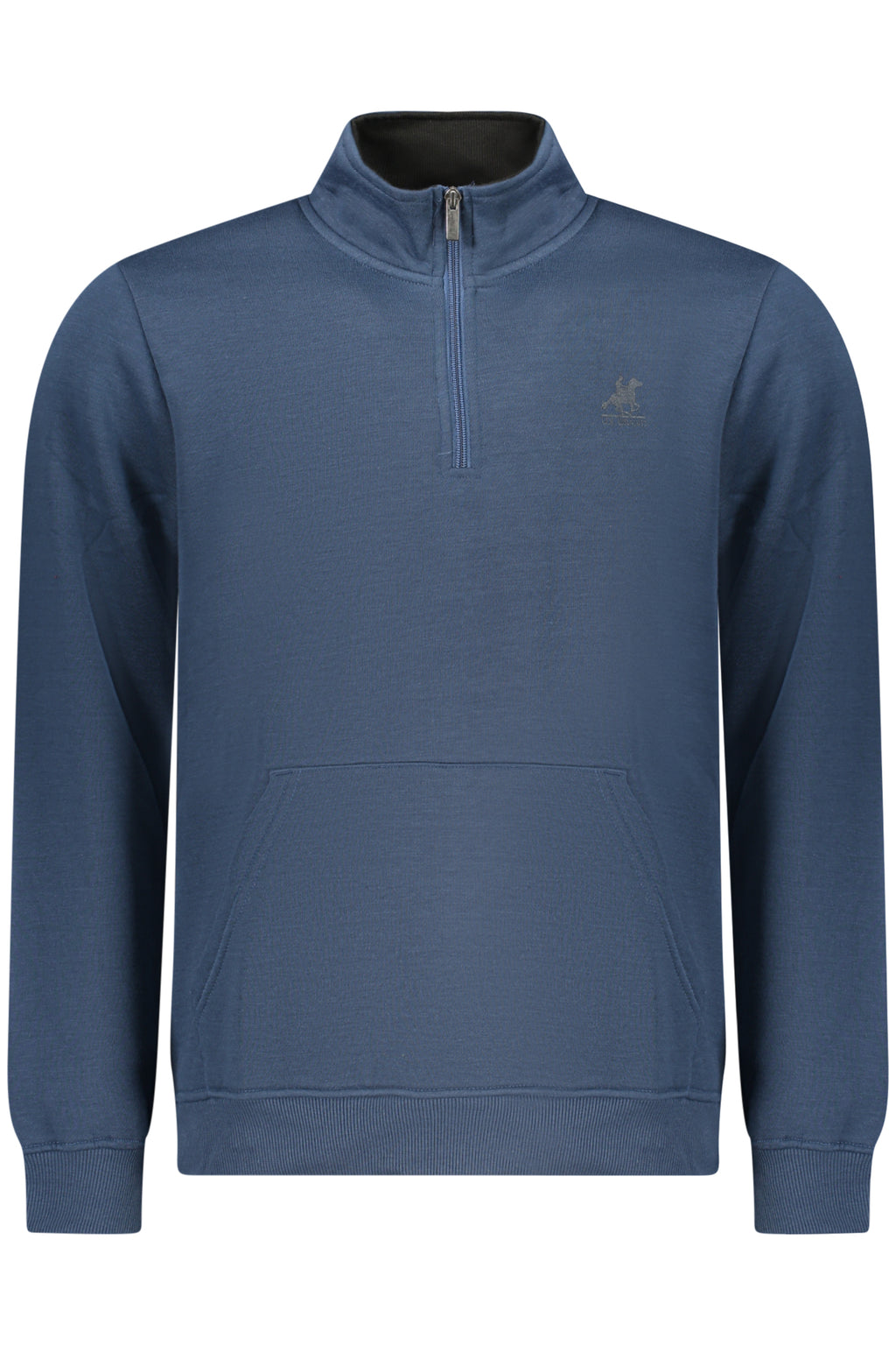 U.S. Grand férfi kék cipzáros pulóver