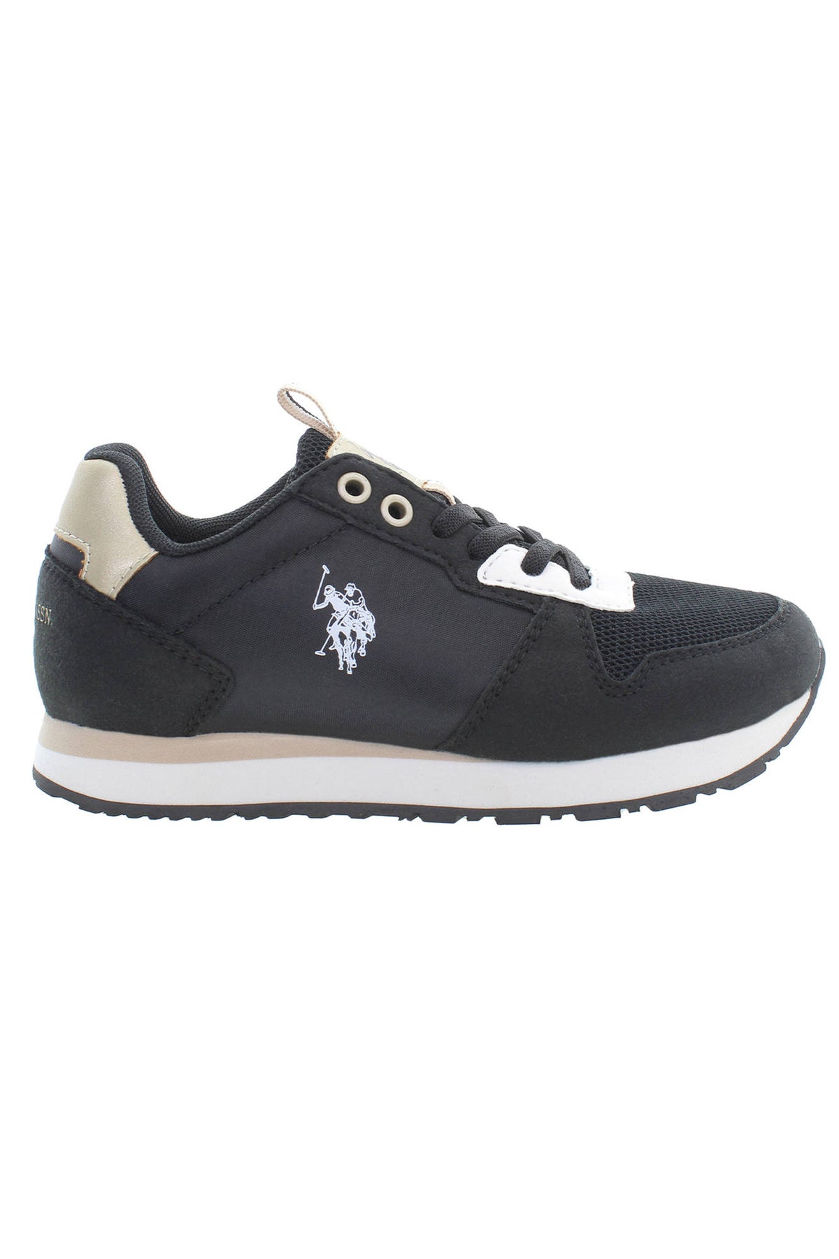 U.S. Polo Assn. gyermek fekete sportcipő