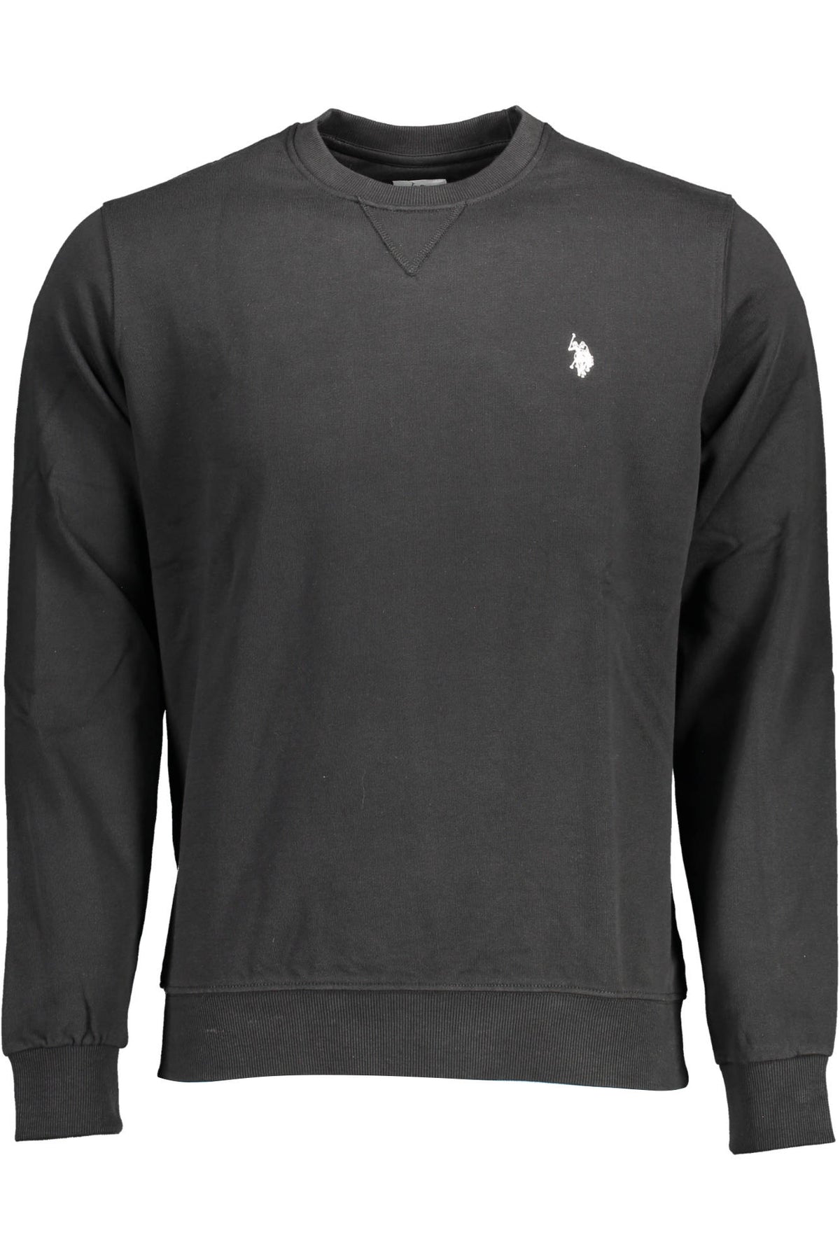 U.S. Polo Assn. férfi fekete cipzáros pulóver
