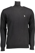 U.S. Polo Assn. férfi fekete görgős póló