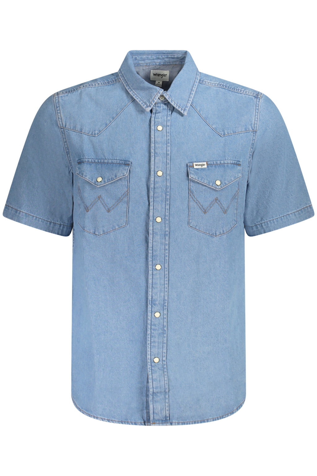 Wrangler férfi rövid ujjú ing, világoskék